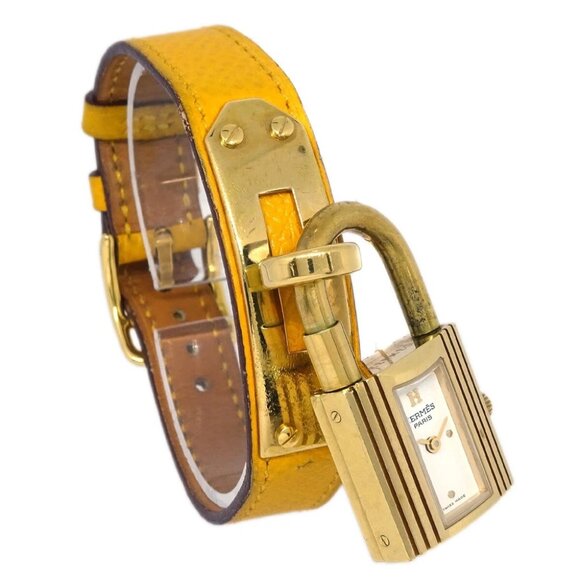 Hermes Kelly Watch Quartz Watch Yellow - Picture 1 of 8